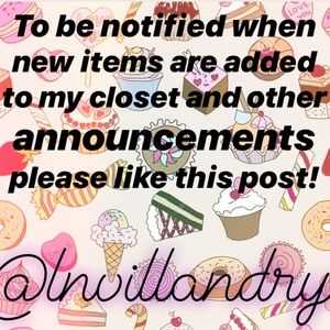 Please tap the “♥️” for my notifications!